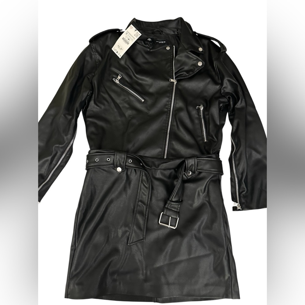 ZARA Leather Dress